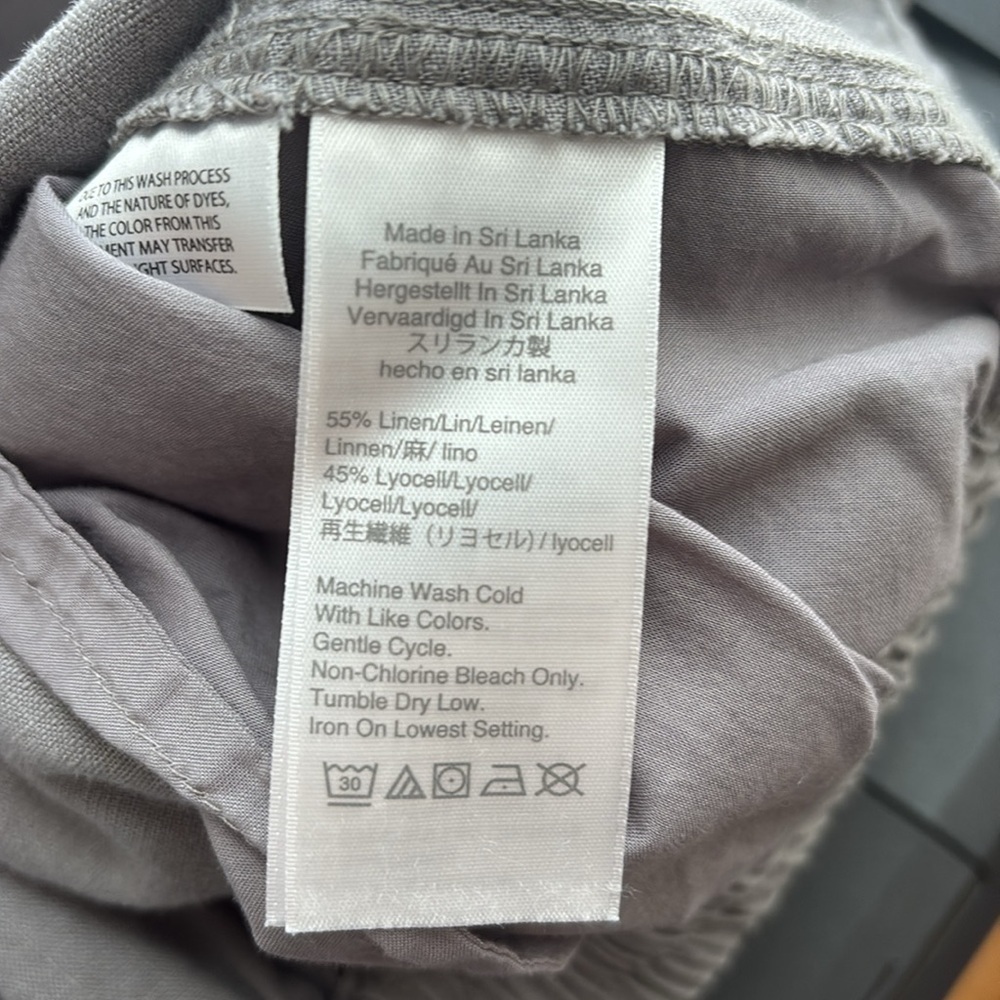 J Crew Point Sur Jogger Pants Linen Blend Size 2 - Picture 9 of 11